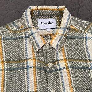 Corridor - Acid Plaid Weave Longsleeve (Toned Green)